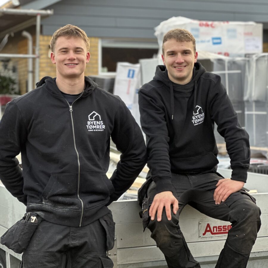 Tømrerne bag Byens Tømrer, Lund og Schmidt
